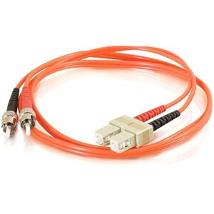 C2G-4m SC-ST 50/125 OM2 Duplex Multimode Fiber Optic Cable (TAA Compliant) - Orange