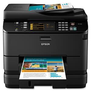 Epson WorkForce Pro WP-4540 Wireless Inkjet Multifunction Printer-Color-Copier/Fax/Scanner-4800x1200 Print-Automatic Duplex Print-20000 Pages Monthly-580 sheets Input-Color Scanner-2400 Optical Scan-Color Fax- Ethernet Ethernet-Wireless LAN