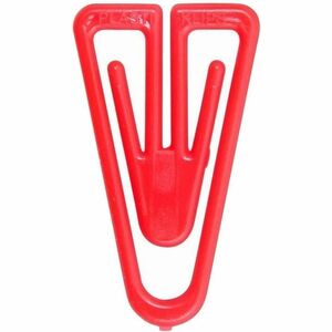 Large Plastiklip-Red/200-bx