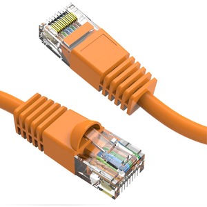 Axiom 1FT CAT6 550mhz Patch Cable Molded Boot (Orange)