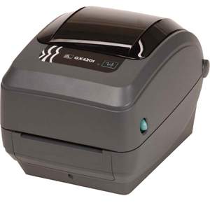 Zebra GX430t Desktop Thermal Transfer Printer - Monochrome - Label Print - USB - Serial - Parallel - With Cutter
