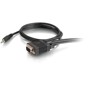 C2G 75ft HD15 UXGA + 3.5mm Stereo Audio M/M Monitor Cable