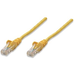 Intellinet Network Solutions Cat5e UTP Network Patch Cable, 7 ft (2.0 m), Yellow