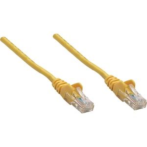 Intellinet Network Solutions Cat5e UTP Network Patch Cable, 100 ft (30 m), Yellow