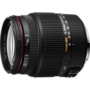 Sigma - 18 mm to 200 mm - f/22 - f/6.3 - Zoom Lens for Canon EF/EF-S
