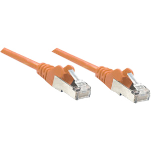 Intellinet Network Solutions Cat6 UTP Network Patch Cable, 5 ft (1.5 m), Orange