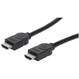 Manhattan HDMI Male to Male High Speed Shielded Cable, 16.5', Black