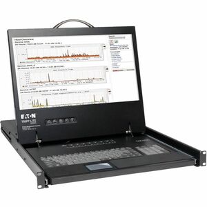 Tripp Lite by Eaton B040-008-19 LCD Rack Console KVM Switch - Black - TAA Compliant