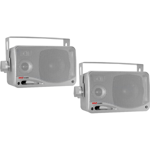 Pyle PLMR24S 3-way Speaker - 100 W RMS - Silver