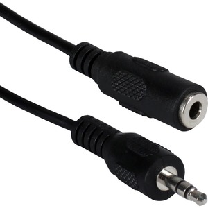 QVS 12ft 3.5mm Mini-Stereo Male to Female Speaker Extension Cable