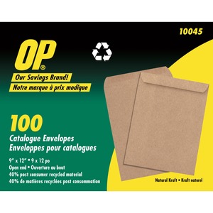 OP Brand Natural Kraft Catalogue Envelope