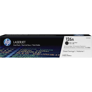 HP 126A (CE310AD) Original Toner Cartridge - Dual Pack