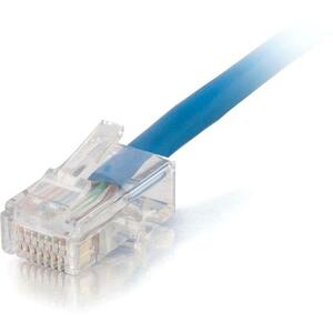 C2G 100ft Cat5e Non-Booted Unshielded (UTP) Network Patch Cable (Plenum Rated) - Blue