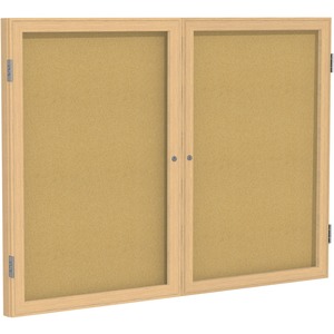ENCLSD CORK BULLETIN BD 36X60