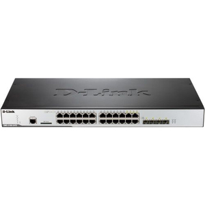 D-Link 20-Port Gigabit Unified Wireless Switch with 4 Gigabit Combo BASE-T/SFP Ports