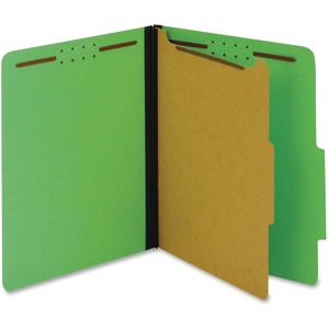Classification Fldrs,40pt,1-3/4 Exp, 1-Div,Ltr,10/BX,GN