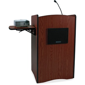 AmpliVox UHF Wireless Multimedia Computer Lectern