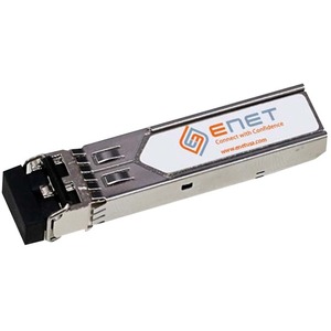 ENET Cisco Compatible ONS-SE-G2F-LX TAA Compliant Functionally Identical SFP-GE/1G-FC/2G-FC/HDTV - 1310nm Single-mode LC Connector SFP Transceiver