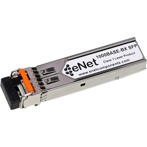 ENET Cisco Compatible GLC-BX-D TAA Compliant Functionally Identical 1000BASE-BX-D SFP Bi-Di Tx1490nm/Rx1310nm 20km Simplex LC Connector