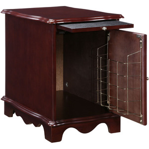 Powell "Heirloom Cherry" Magazine Cabinet Table