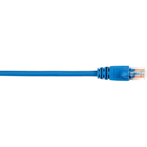 Black Box CAT5e Value Line Patch Cable, Stranded, Blue, 3-ft. (0.9-m), 10-Pack