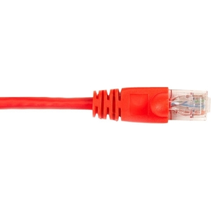 Black Box CAT5e Value Line Patch Cable, Stranded, Red, 4-ft. (1.2-m), 5-Pack