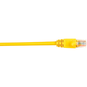 Black Box CAT5e Value Line Patch Cable, Stranded, Yellow, 25-ft. (7.5-m), 10-Pack