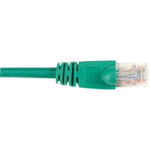 Black Box CAT6 Value Line Patch Cable, Stranded, Green, 2-Ft. (0.6-m), 5-Pack