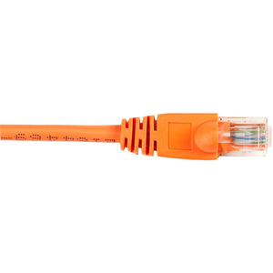 Black Box CAT6 Value Line Patch Cable, Stranded, Orange, 4-ft. (1.2-m), 10-Pack