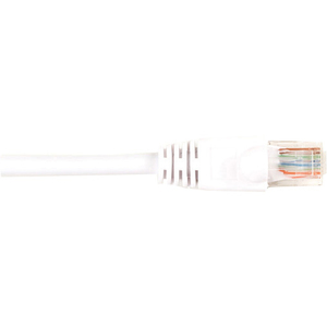 Black Box CAT6 Value Line Patch Cable, Stranded, White, 15-ft. (4.5-m), 5-Pack