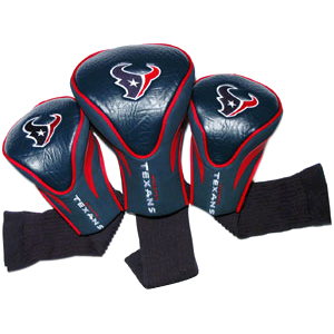 Team Golf Texans 3 Pk Contour Sock Headcovers