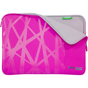 GreenSmart Akepa Carrying Case (Sleeve) for 15" MacBook - Azalea