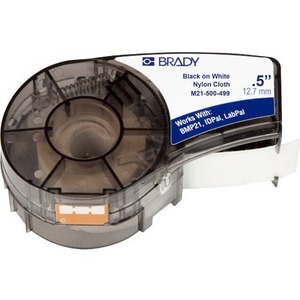 Brady Label Cartridge for BMP21 Series, ID PAL, LabPal Printers, White