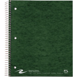 Roaring Spring Wirebound Notebook Asst 8.5x11 200 Sht CR/5 Subject