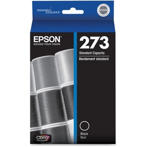 Epson Claria 273 Original Standard Yield Inkjet Ink Cartridge - Black - 1 Each