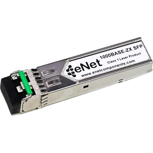 ENET Enterasys Compatible MGBIC-08 TAA Compliant Functionally Identical 1000BASE-ZX SFP 1550nm Duplex LC Connector