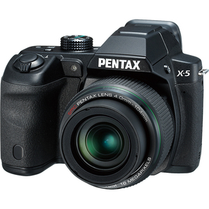 Pentax X-5 16 Megapixel Bridge Camera - Black