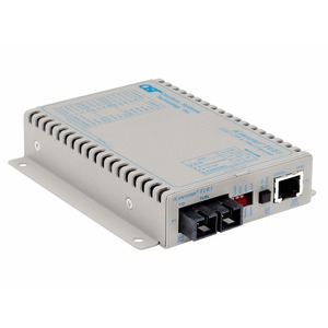 iConverter T1/E1 Fiber Media Converter RJ48 SC Single-Mode 30km Wide Temp