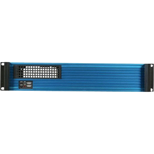 iStarUSA 2U Compact Rackmount microATX Chassis Blue