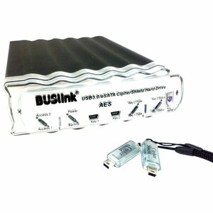 Buslink CipherShield CSX-3T-U3KKB 3 TB Hard Drive - 3.5" External - SATA