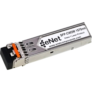 Cisco Compatible CWDM-SFP-1570 - Functionally Identical 1000BASE-CWDM SFP 1570nm 120km Duplex LC Connector