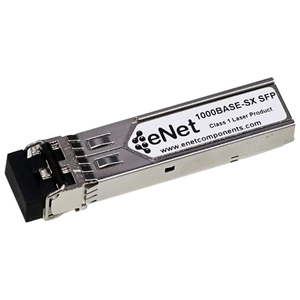 ENET Cisco Compatible GLC-SX-MM-RGD TAA Compliant Functionally Identical 1000BASE-SX SFP 850nm 550m DOM Enabled Duplex LC Connector Industrial Temp