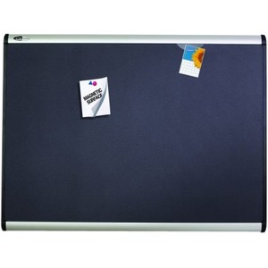 Quartet Prestige Plus Magnetic Fabric Bulletin Board, 3' x 2'