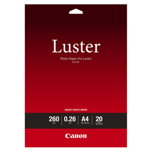 Canon Photo Paper Pro Luster LU-101 - Papier photo lustré - 260 micromètres A4 (210 x 297 mm) - 260 - 6211B006