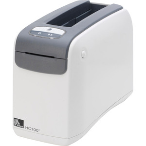 Zebra HC100 Desktop Direct Thermal Printer - Monochrome - Wristband Print - USB - Serial