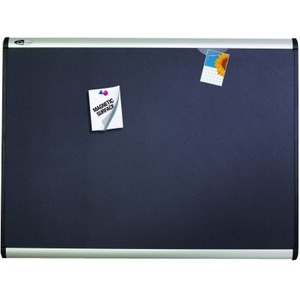 Quartet Prestige Plus Magnetic Fabric Bulletin Board, 4' x 3'