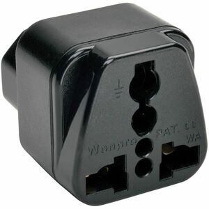 Tripp Lite Power Plug Adapter for IEC-320-C13 Outlets - power connector ada