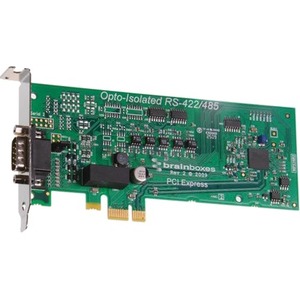 Brainboxes 1 Port RS422/485 Low Profile PCI Express Serial Card Opto Isolated