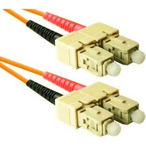 ENET 2M SC/SC Duplex Multimode 62.5/125 OM1 or Better Orange Fiber Patch Cable 2 meter SC-SC Individually Tested