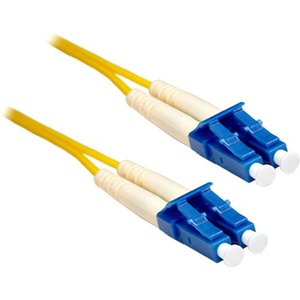 ENET 2M LC/LC Duplex Single-mode 9/125 OS1 or Better Yellow Fiber Patch Cable 2 meter LC-LC Individually Tested